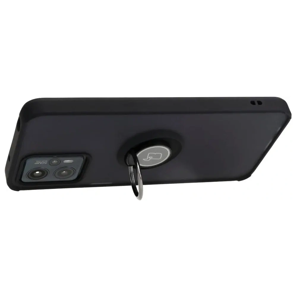 Wholesale Bizon Case Hybrid Ring Motorola Moto G13 / G23 / G53 5G smoky with a black frame - BIZ516 - {ean13} - Hurt