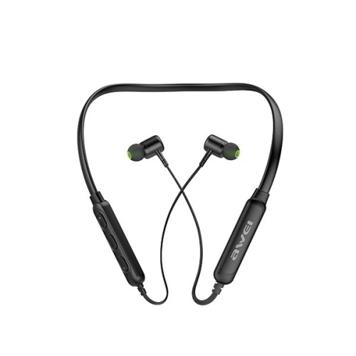 AWEI słuchawki sportowe Bluetooth G30BL-BK czarny/black Neckband