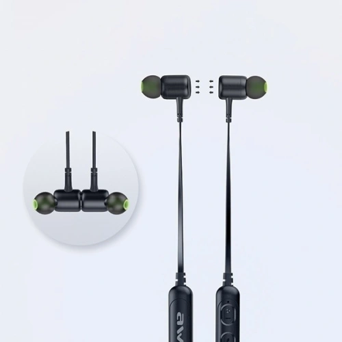 AWEI słuchawki sportowe Bluetooth G30BL-BK czarny/black Neckband