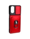 Hurtownia GSM - Bizon Case Camshield Kártyahely Gyűrű Moto G22 piros - BIZ517 - {ean13} - Hurt