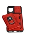 Hurtownia GSM - Etui Bizon Case Camshield Card Slot Ring do Moto G22 červené - BIZ517 - {ean13} - Hurt
