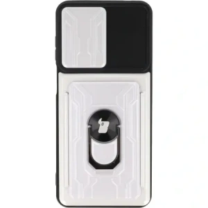 Hurtownia GSM - Etui Bizon Case Camshield Card Slot Ring do Moto G22 białe - BIZ518 - {ean13} - Hurt