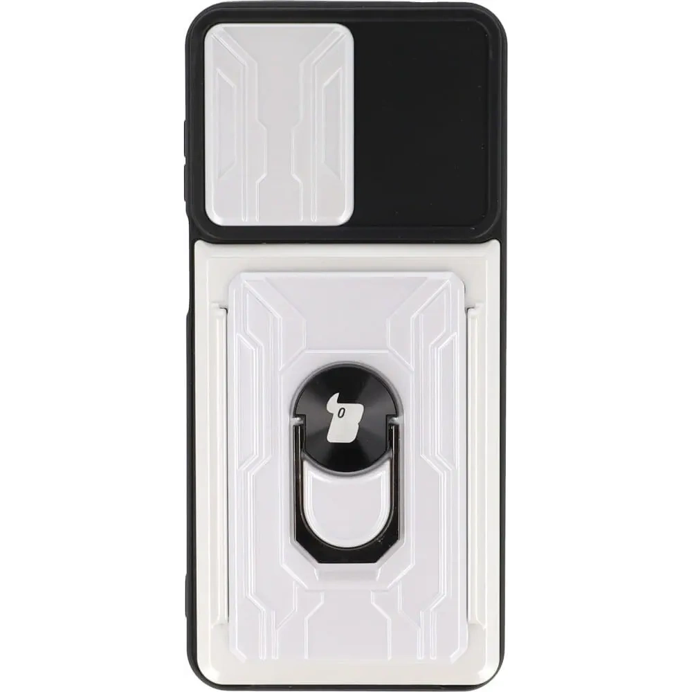 Hurtownia GSM - Bizon Case Camshield Kartensteckplatz Ring Moto G22 weiß - BIZ518 - {ean13} - Hurt
