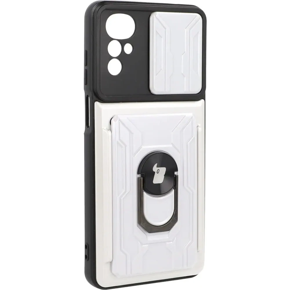 Hurtownia GSM - Bizon Case Camshield Kartensteckplatz Ring Moto G22 weiß - BIZ518 - {ean13} - Hurt
