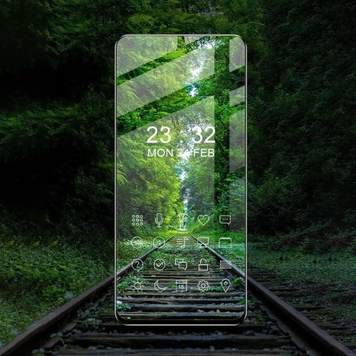 Szkło hartowane Bizon Glass Edge do Moto G22 czarne