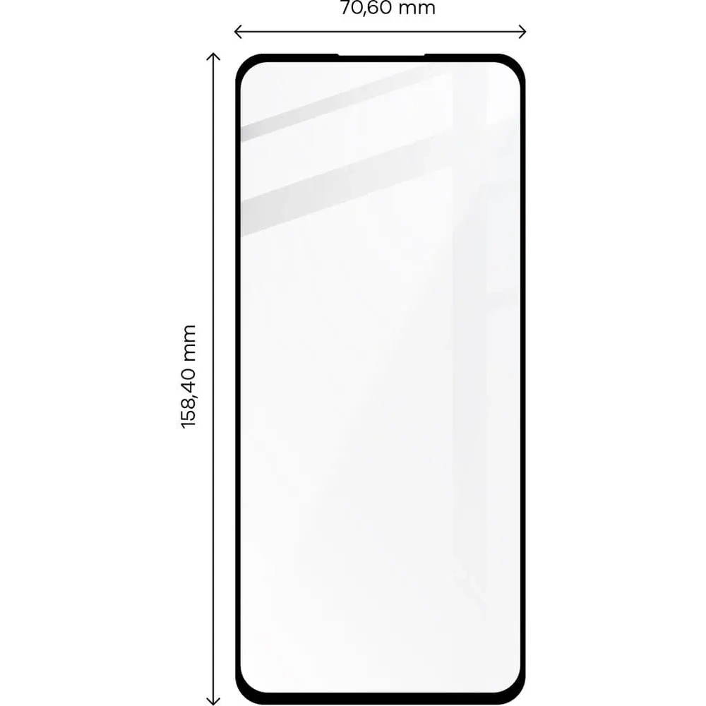Hurtownia GSM - Szkło hartowane Bizon Glass Edge do Moto G22 czarne - BIZ520 - {ean13} - Hurt
