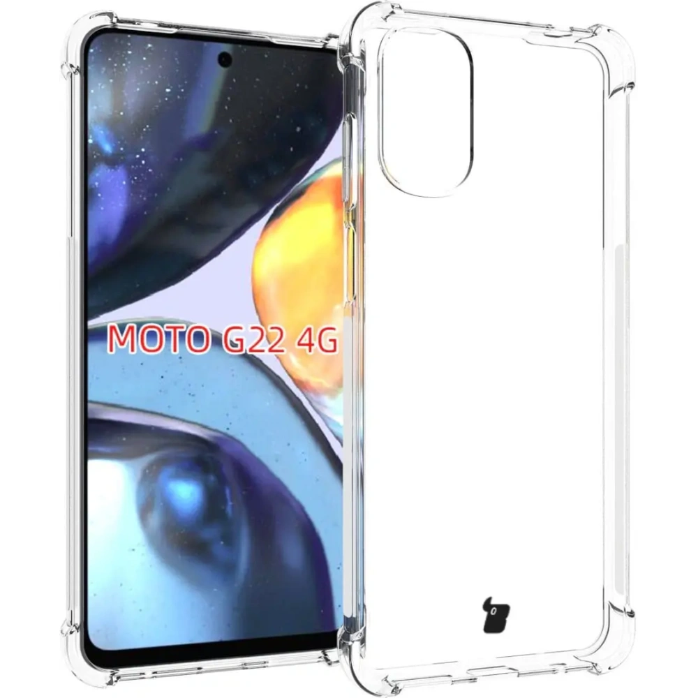 Hurtownia GSM - Etui + 2x sklo na obrazovku + objektiv Bizon Case Clear Pack do Moto G22 průhledné - BIZ521 - {ean13} - Hurt
