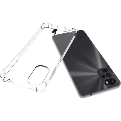 Etui + 2x szkło na ekran + obiektyw Bizon Case Clear Pack do Moto G22 przezroczyste