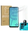 Tvrzené sklo Bizon Glass Clear - 3 ks + objektiv Motorola Moto G22