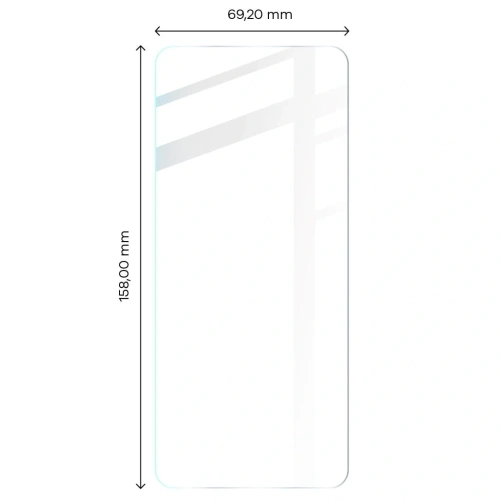 Szkło hartowane Bizon Glass Clear - 3 szt. + obiektyw Motorola Moto G22