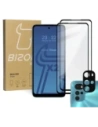 Hurtownia GSM - Bizon Glass Edge sticlă temperată - [2 PACHET] + protecție pentru lentile Motorola Moto G22 negru - BIZ523 - {ean13} - Hurt