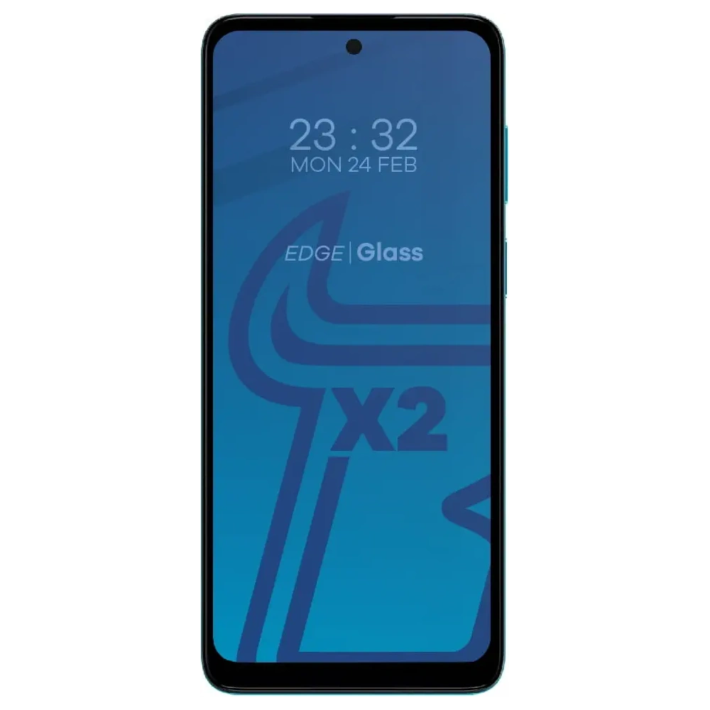 Hurtownia GSM - Bizon Glass Edge gehärtetes Glas - [2 PACK] + Linsenschutz Motorola Moto G22 schwarz - BIZ523 - {ean13} - Hurt