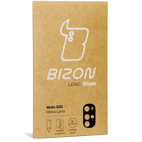 Szkło na aparat Bizon Glass Lens do Motorola Moto G22 [2 PACK]