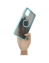 Hurtownia GSM - Bizon Case Hybrid Ring Motorola Moto G22 / E32 / E32s füstszínű, világoskék kerettel - BIZ525 - {ean13} - Hurt