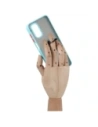 Hurtownia GSM - Bizon Case Hybrid Ring Motorola Moto G22 / E32 / E32s fumuriu cu un cadru albastru deschis - BIZ525 - {ean13} - Hurt