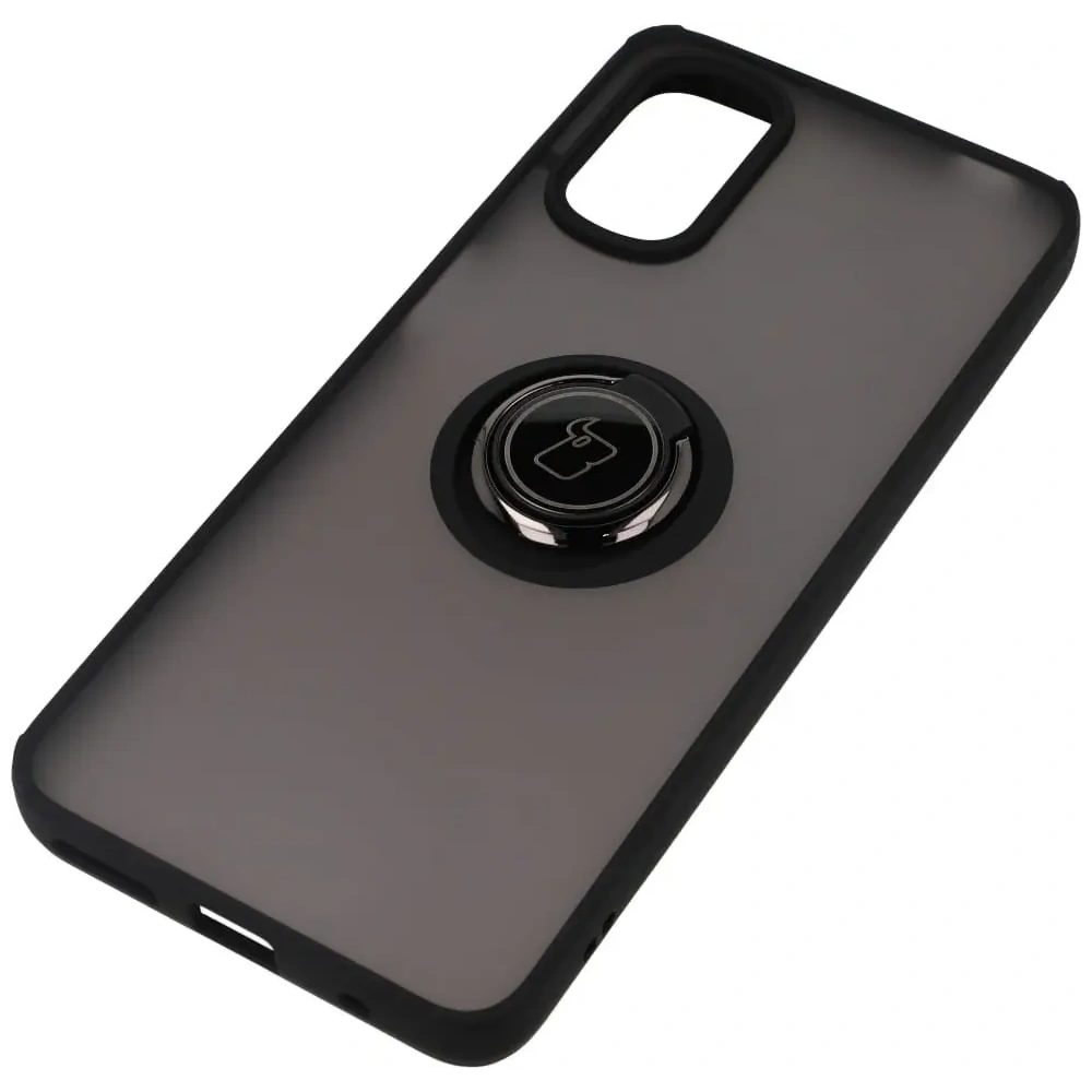 Hurtownia GSM - Bizon Case Hybrid Ring Motorola Moto G22 / E32 / E32s füstös fekete kerettel - BIZ526 - {ean13} - Hurt