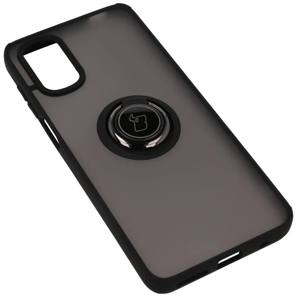 Hurtownia GSM - Bizon Case Hybrid Ring Motorola Moto G22 / E32 / E32s füstös fekete kerettel - BIZ526 - {ean13} - Hurt