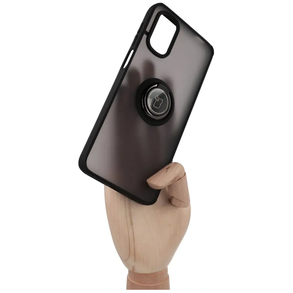 Hurtownia GSM - Bizon Case Hybrid Ring Motorola Moto G22 / E32 / E32s füstös fekete kerettel - BIZ526 - {ean13} - Hurt