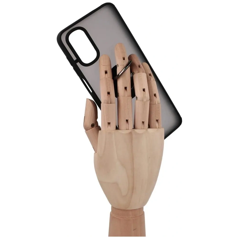 Hurtownia GSM - Bizon Case Hybrid Ring Motorola Moto G22 / E32 / E32s füstös fekete kerettel - BIZ526 - {ean13} - Hurt