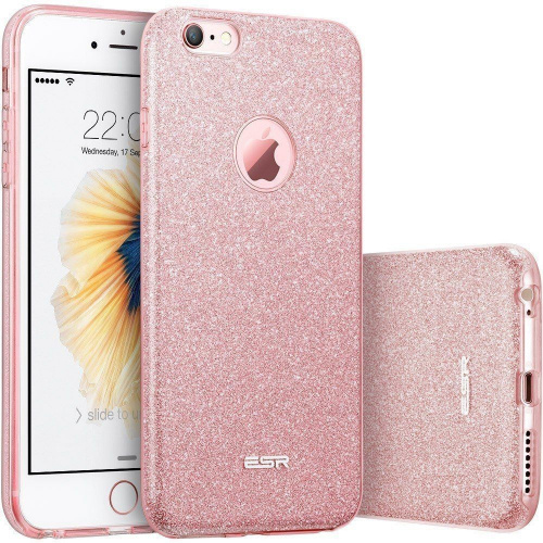 ESR Distributor - 99511203 - ESR001RS - ESR Glitter Shine Apple iPhone 6/6s 4.7 Rose Gold - B2B homescreen