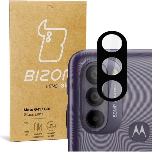 Szkło na aparat Bizon Glass Lens do Moto G41/ G31 [2 PACK]