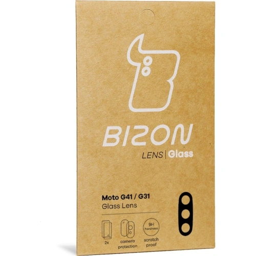 Szkło na aparat Bizon Glass Lens do Moto G41/ G31 [2 PACK]