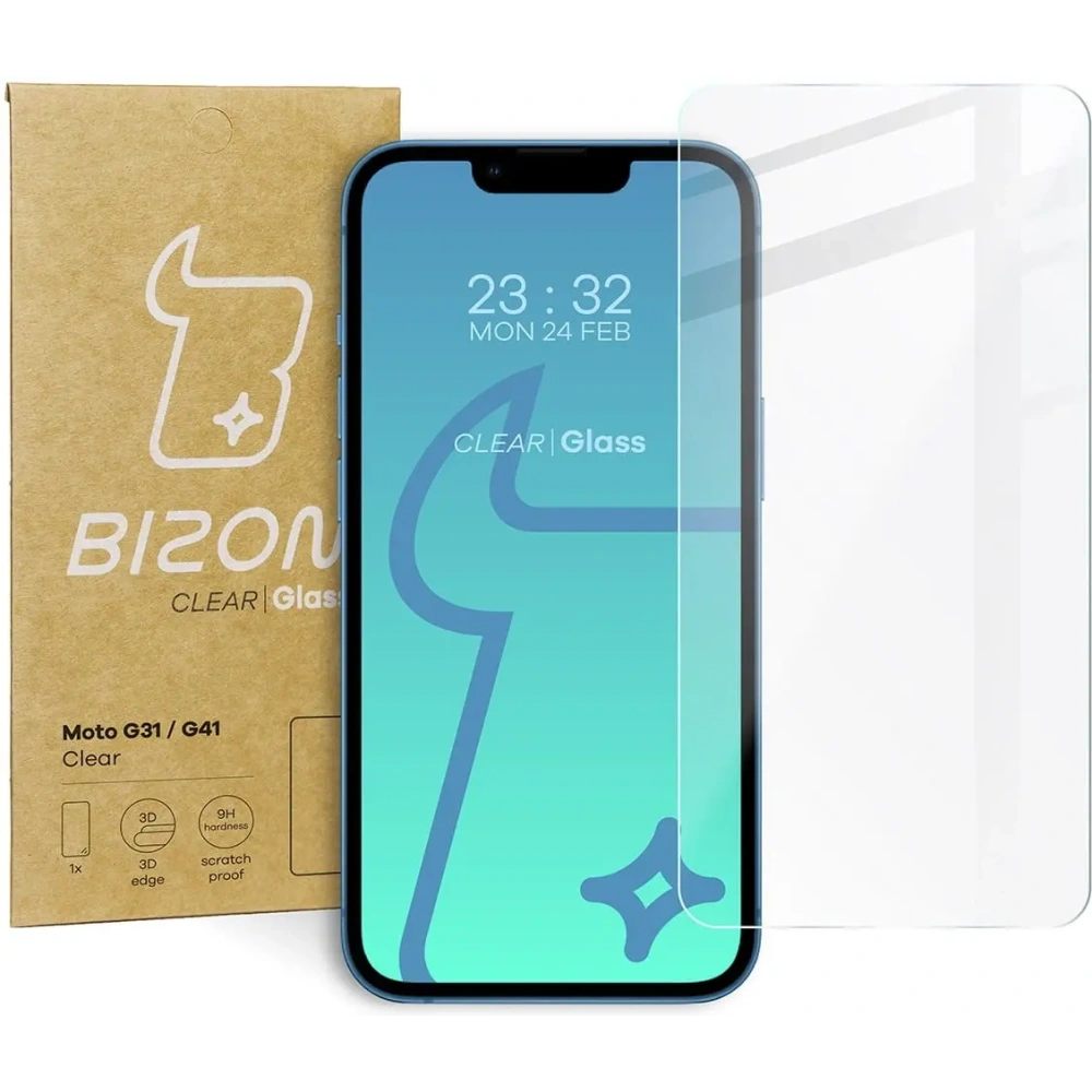 Hurtownia GSM - Bizon Glass Clear Motorola Moto G31 / G41 - BIZ528 - {ean13} - Hurt