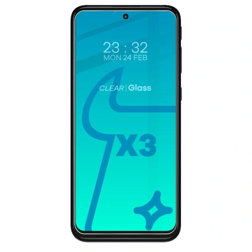 Szkło hartowane Bizon Glass Clear - 3 szt. + obiektyw Moto G31 / G41