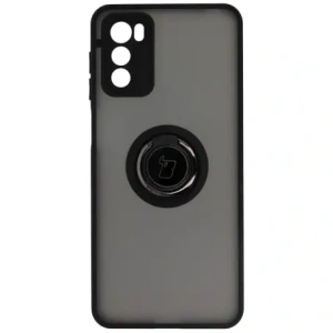 Hurtownia GSM - Etui s úchytem na prst Bizon Case Hybrid Ring pro Motorola Moto G42 kouřové s černým rámem - BIZ531 - {ean13} - Hurt
