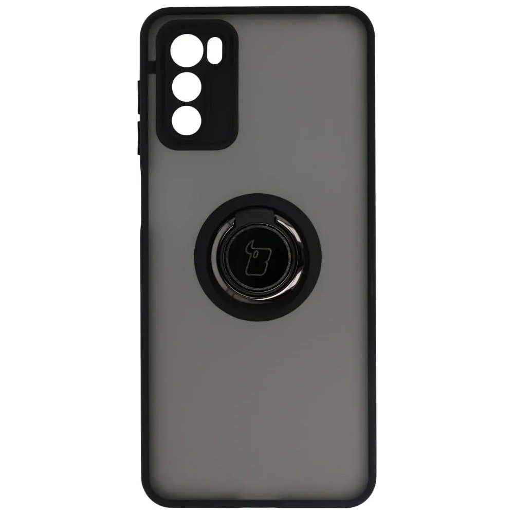 Hurtownia GSM - Bizon Case Hybrid Ring Motorola Moto G42 rauchig mit einem schwarzen Rahmen - BIZ531 - {ean13} - Hurt