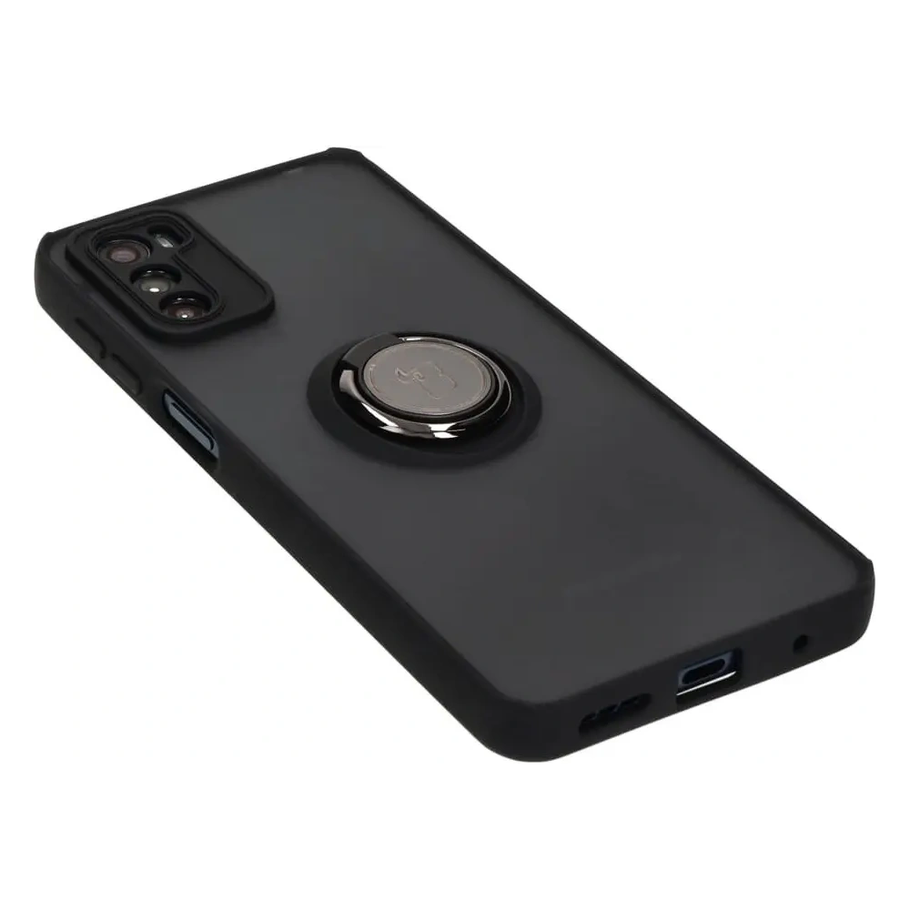 Hurtownia GSM - Bizon Case Hybrid Ring Motorola Moto G42 rauchig mit einem schwarzen Rahmen - BIZ531 - {ean13} - Hurt