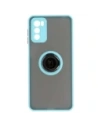 Wholesale Bizon Case Hybrid Ring Motorola Moto G42  smoky with a light blue frame - BIZ532 - {ean13} - Hurt