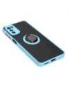 Wholesale Bizon Case Hybrid Ring Motorola Moto G42  smoky with a light blue frame - BIZ532 - {ean13} - Hurt