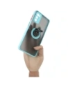Wholesale Bizon Case Hybrid Ring Motorola Moto G42  smoky with a light blue frame - BIZ532 - {ean13} - Hurt