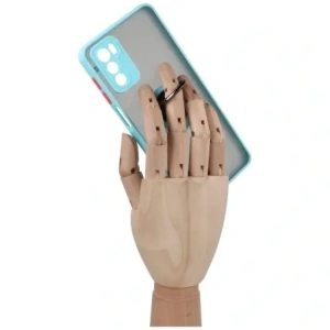 Hurtownia GSM - Etui s úchytem na prst Bizon Case Hybrid Ring pro Motorola Moto G42 kouřové s jasně modrým rámečkem - BIZ532 - {ean13} - Hurt