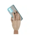 Wholesale Bizon Case Hybrid Ring Motorola Moto G42  smoky with a light blue frame - BIZ532 - {ean13} - Hurt