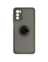 Hurtownia GSM - Bizon Case Hybrid Ring Motorola Moto G42 rauchig mit einem grünen Rahmen - BIZ533 - {ean13} - Hurt