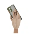 Hurtownia GSM - Bizon Case Hybrid Ring Motorola Moto G42 rauchig mit einem grünen Rahmen - BIZ533 - {ean13} - Hurt