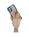 Hurtownia GSM - Etui z uchwytem na palec Bizon Case Hybrid Ring do Motorola Moto G42  przydymione z granatową ramką - BIZ534 - {ean13} - Hurt