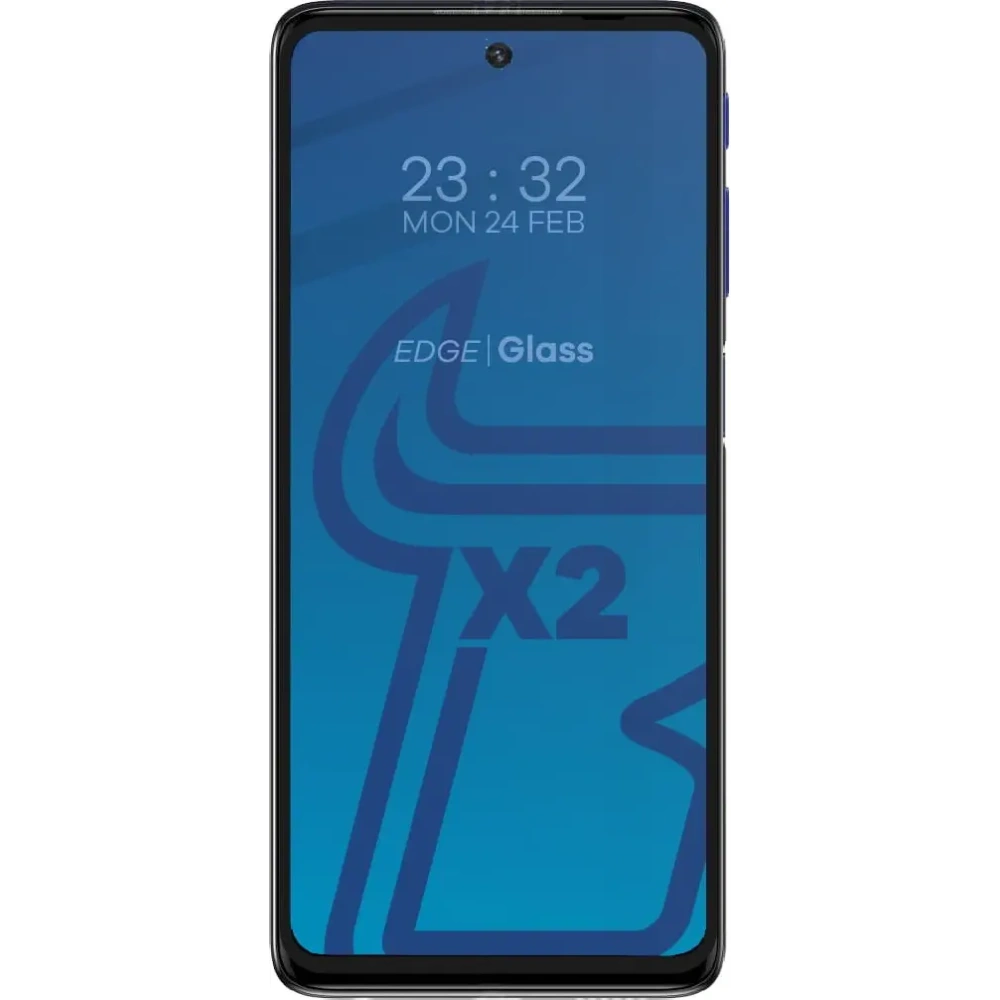 Hurtownia GSM - Bizon Glass Edge edzett üveg - [2 Csomag] + lencsevédő Moto G51 5G fekete - BIZ535 - {ean13} - Hurt