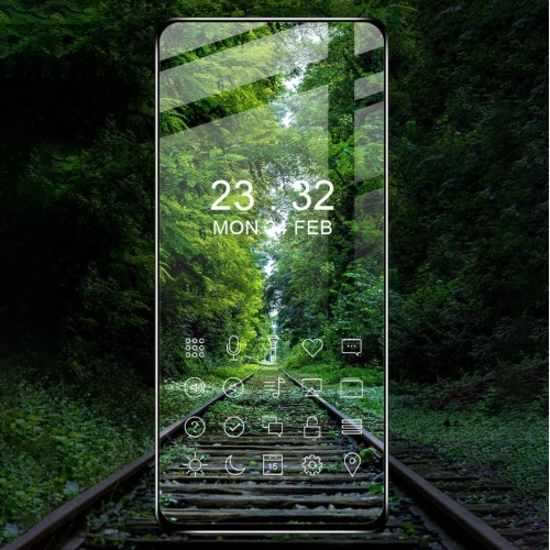 Szkło hartowane Bizon Glass Edge - [2 PACK] + ochrona na obiektyw Moto G51 5G