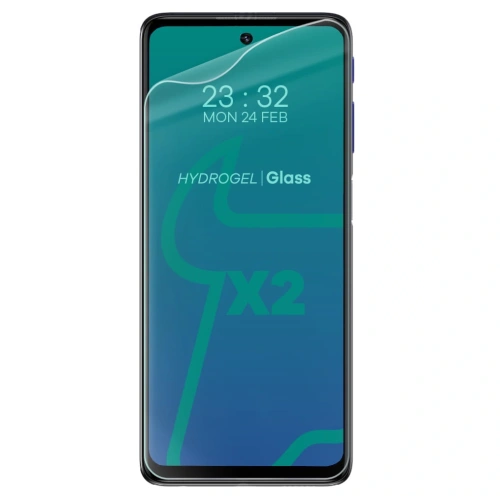 Folia hydrożelowa na ekran Bizon Glass Hydrogel Moto G51 5G [2 PACK]