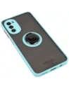Hurtownia GSM - Bizon Case Hybrid Ring Motorola Moto G52 / G82 rauchig mit einem hellblauen Rahmen - BIZ540 - {ean13} - Hurt