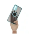 Hurtownia GSM - Etui s úchopem na prst Bizon Case Hybrid Ring pro Motorola Moto G52 / G82 kouřové s jasně modrým rámečkem - BIZ540 - {ean13} - Hurt