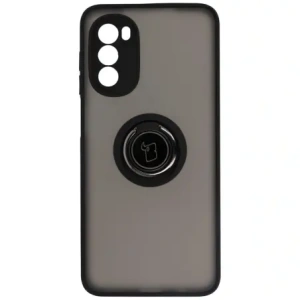 Hurtownia GSM - Bizon Case Hybrid Ring Motorola Moto G52 / G82 fumuriu cu un cadru negru - BIZ541 - {ean13} - Hurt