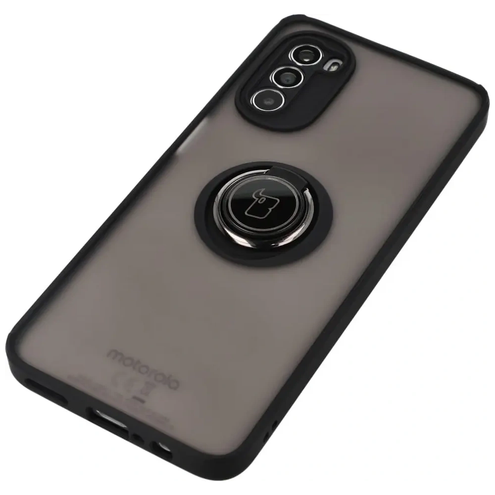 Hurtownia GSM - Bizon Case Hybrid Ring Motorola Moto G52 / G82 rauchig mit einem schwarzen Rahmen - BIZ541 - {ean13} - Hurt
