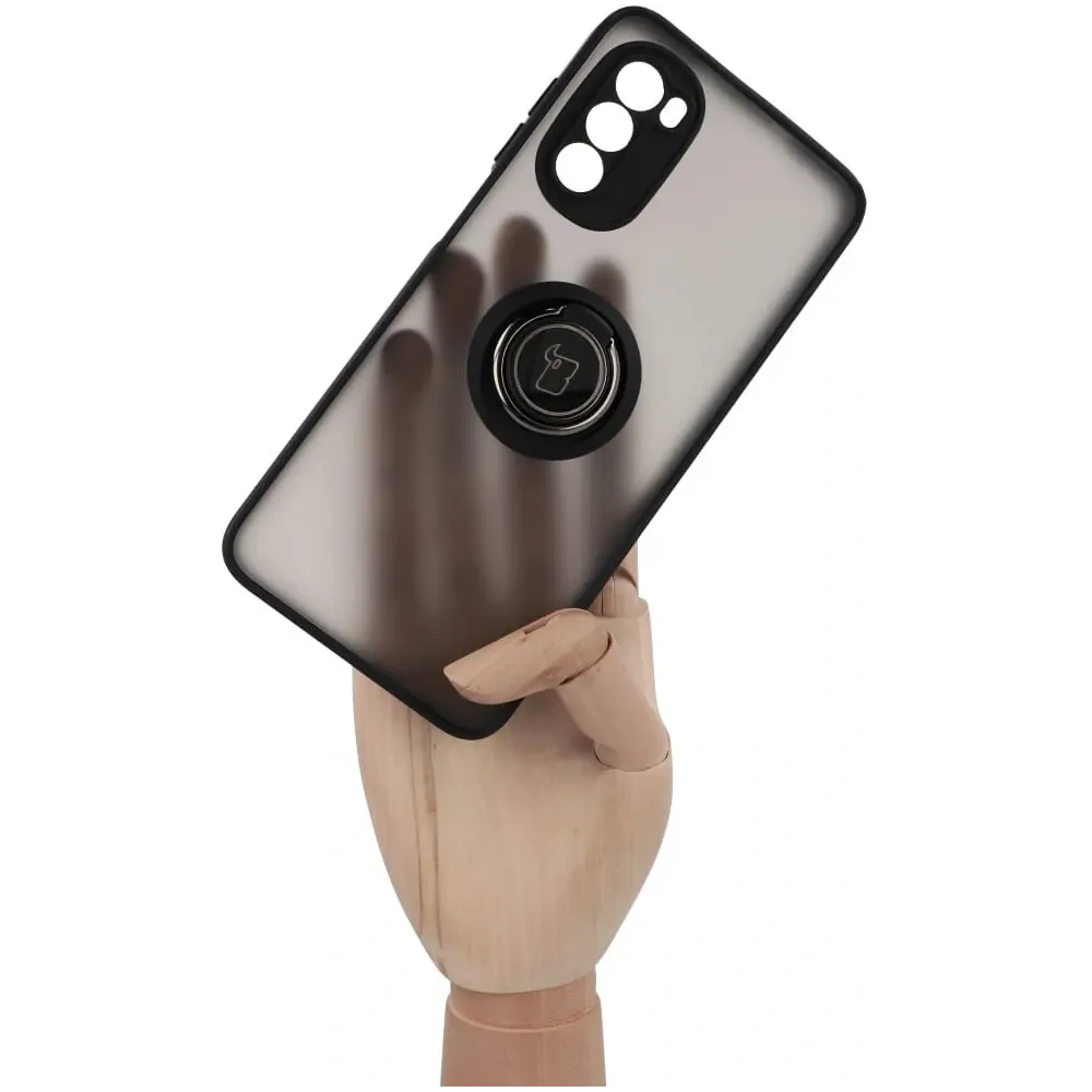 Hurtownia GSM - Bizon Case Hybrid Ring Motorola Moto G52 / G82 rauchig mit einem schwarzen Rahmen - BIZ541 - {ean13} - Hurt