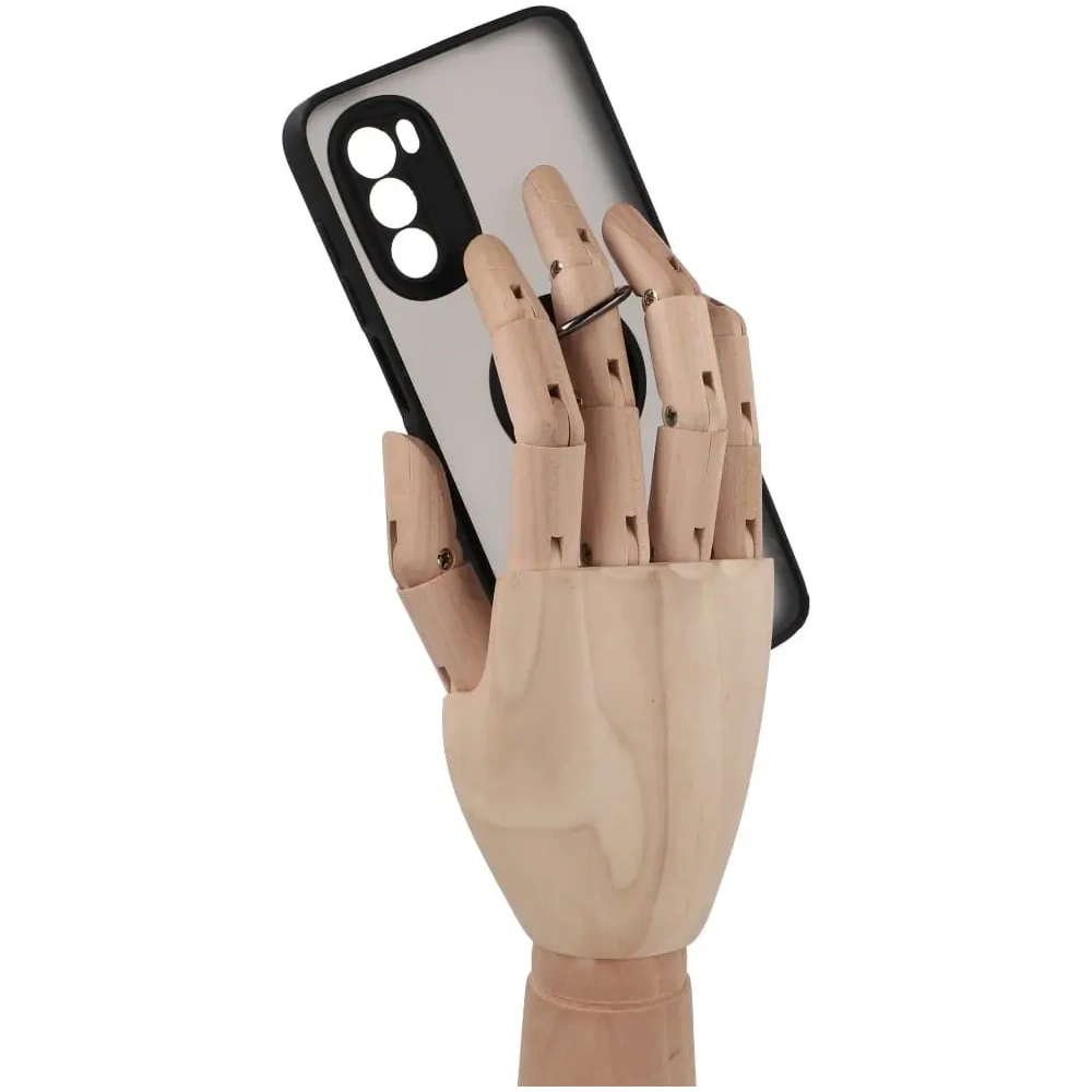 Hurtownia GSM - Bizon Case Hybrid Ring Motorola Moto G52 / G82 rauchig mit einem schwarzen Rahmen - BIZ541 - {ean13} - Hurt