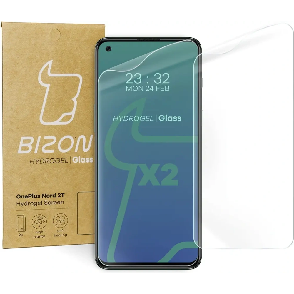 Hurtownia GSM - Folia hydrożelowa na ekran Bizon Glass Hydrogel OnePlus Nord 2T [2 PACK] - BIZ542 - {ean13} - Hurt