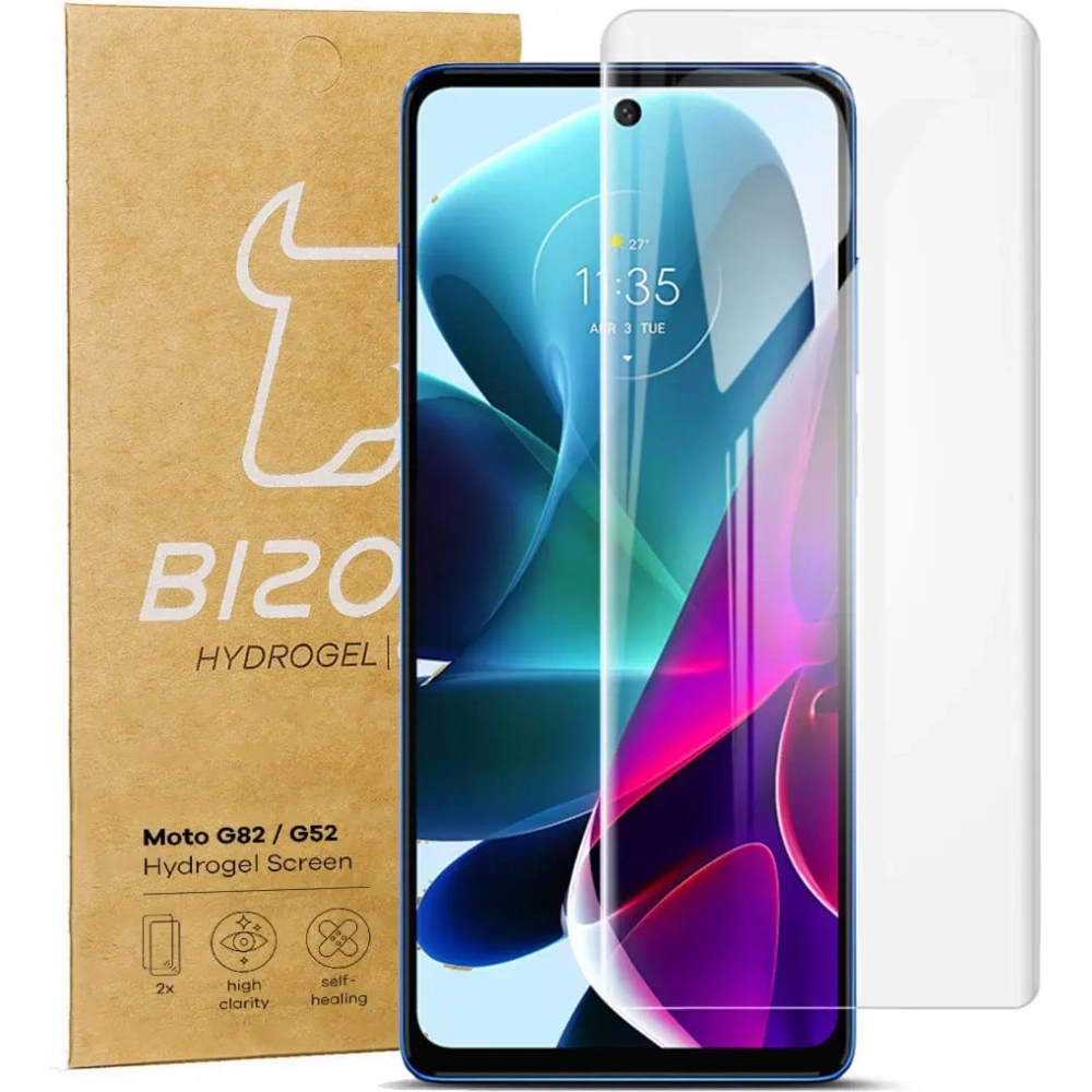 Wholesale Bizon Glass Hydrogel Moto G52 / G82 [2 PACK] - BIZ543 - {ean13} - Hurt